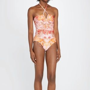 Zimmermann Vibrant Floral One Piece Swimsuit